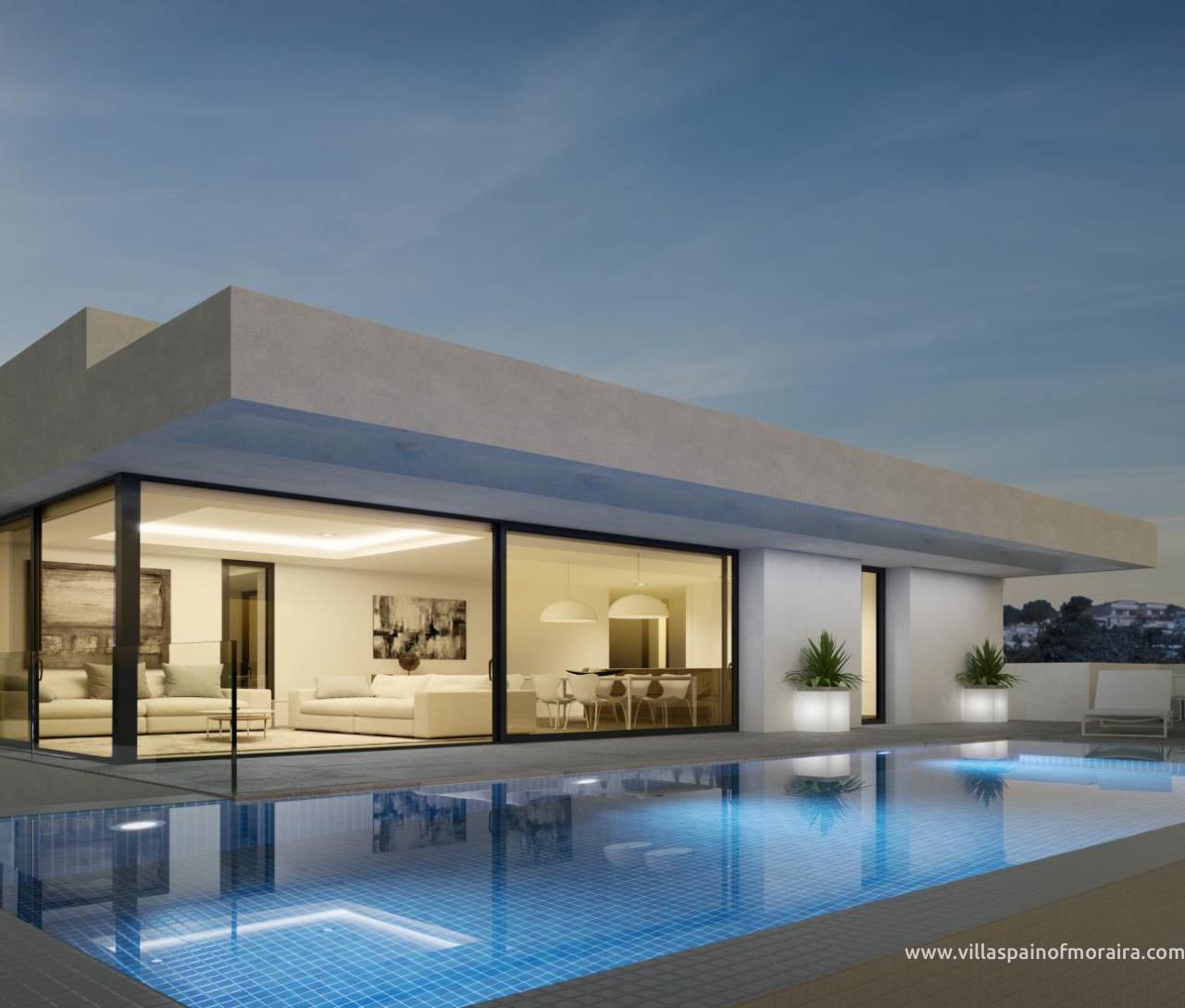 Calpe new build villa for sale