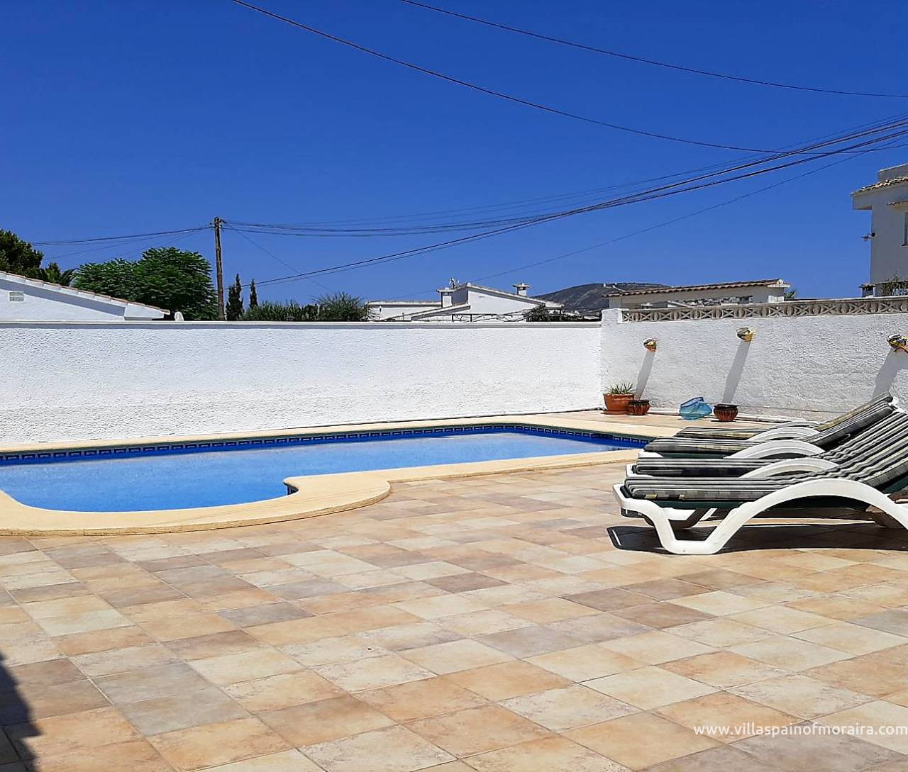 Moraira villa private pool