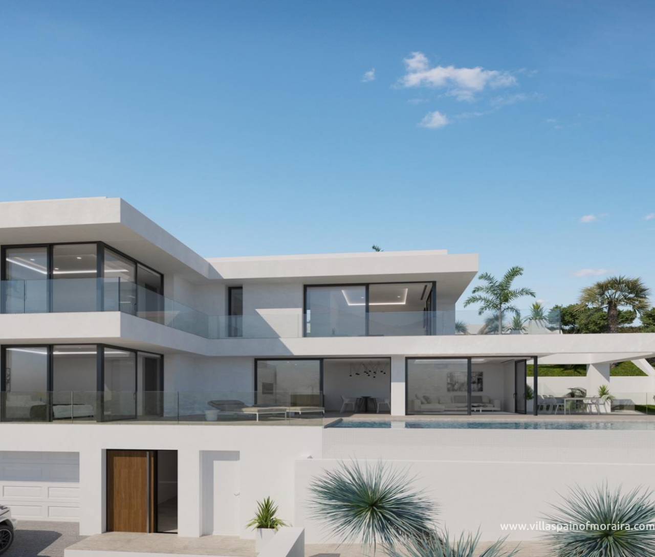 New build villa construction calpe